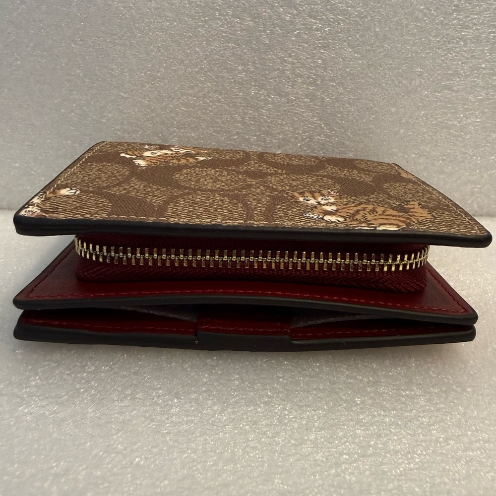 Coach Dancing Kitten Cat Pattern Snap Button Wall… - image 3